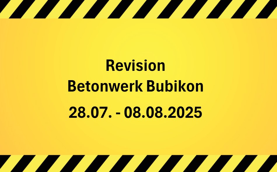 Revision Betonwerk Bubikon